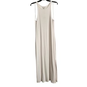 Gianni Bini White Halter Sundress Maxi